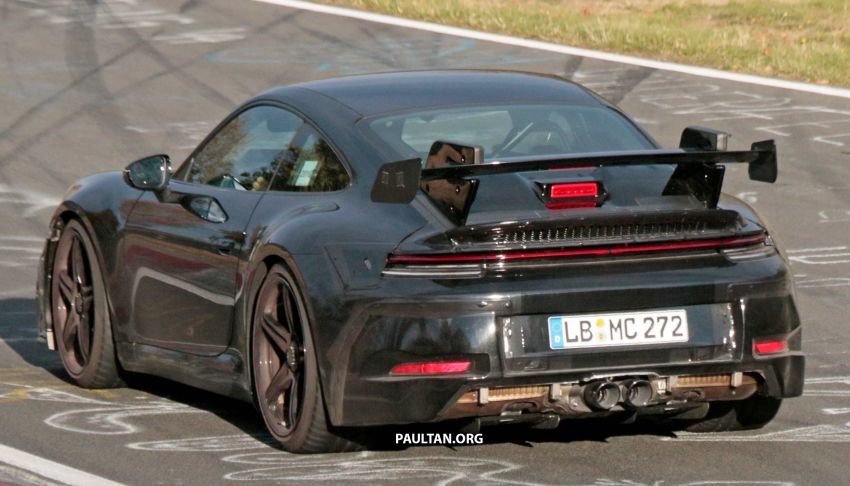 SPIED: 992-generation Porsche 911 GT3 track-testing 874344