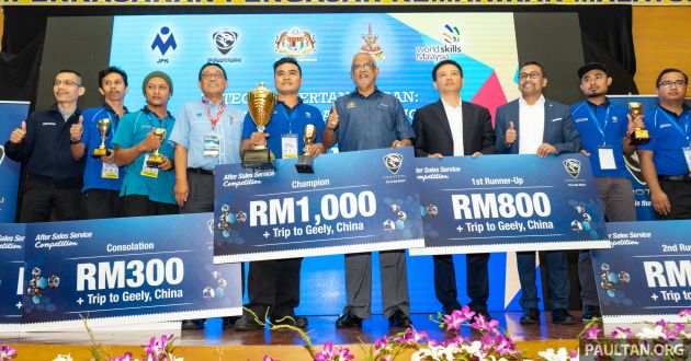 Proton Aftersales Service Competition 2018 – six winners secure cash, trip to Geely HQ in China