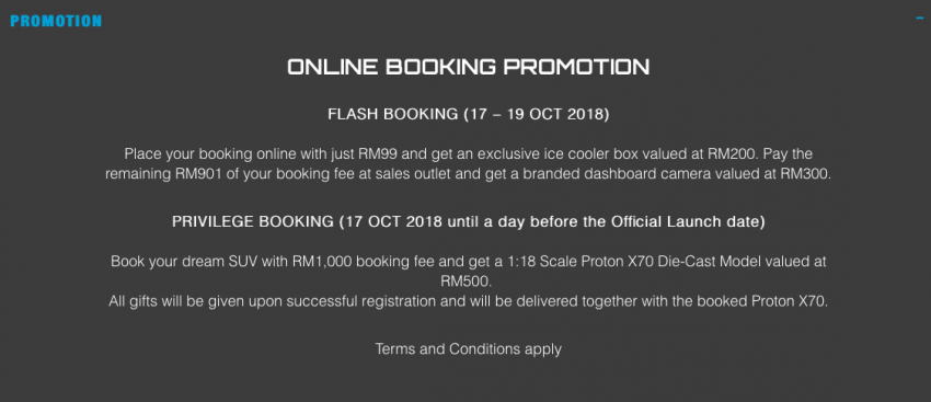Proton X70 online booking now open – pay just RM99 874071