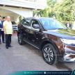 Johor’s Sultan Ibrahim test drives the Proton X70 SUV