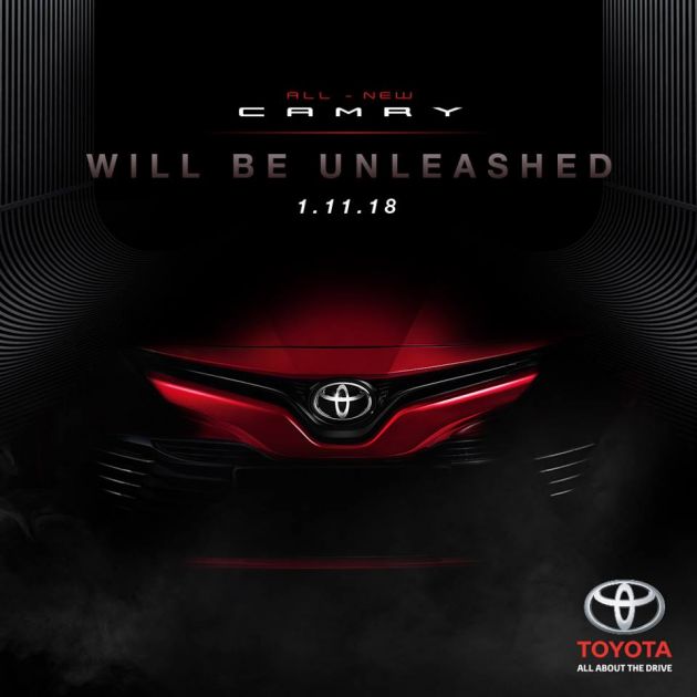 Toyota Camry 2018 – pendaftaran minat mula dibuka