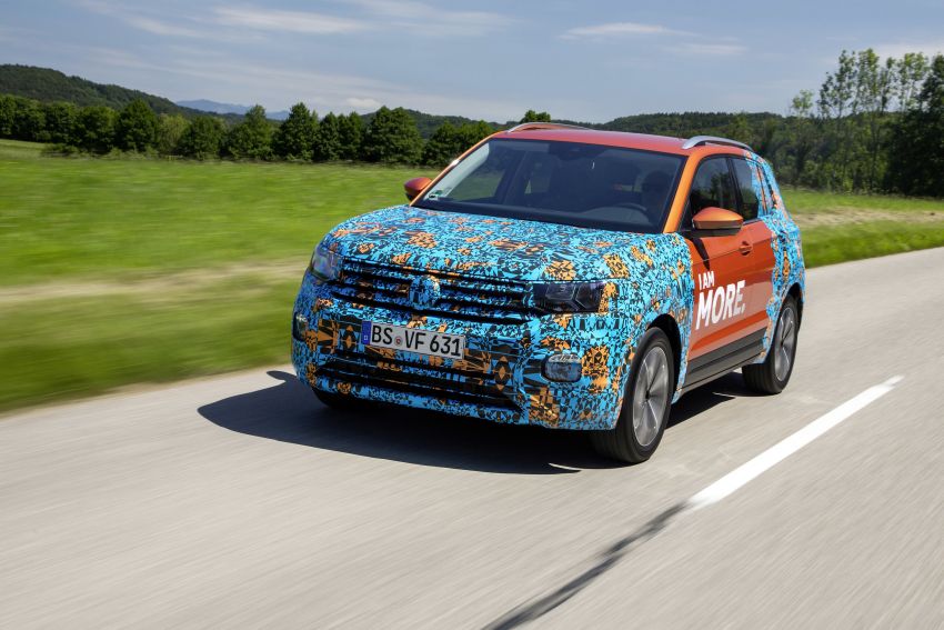Volkswagen T-Cross SUV teased again ahead of debut 870815