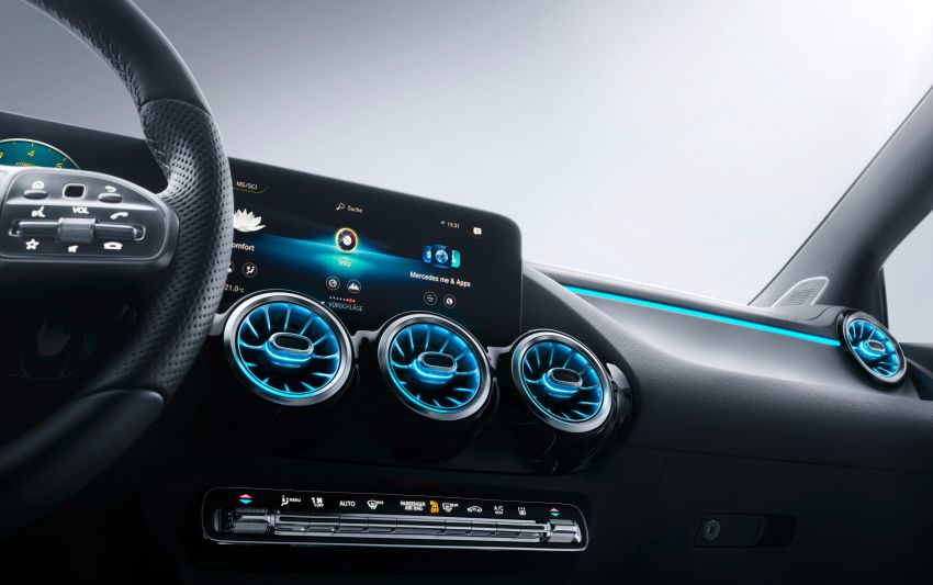 W247 Mercedes-Benz B-Class debuts at Paris Motor Show – A-Class-derived tech, new eight-speed 8G-DCT 867420