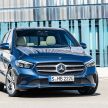 W247 Mercedes-Benz B-Class debuts at Paris Motor Show – A-Class-derived tech, new eight-speed 8G-DCT