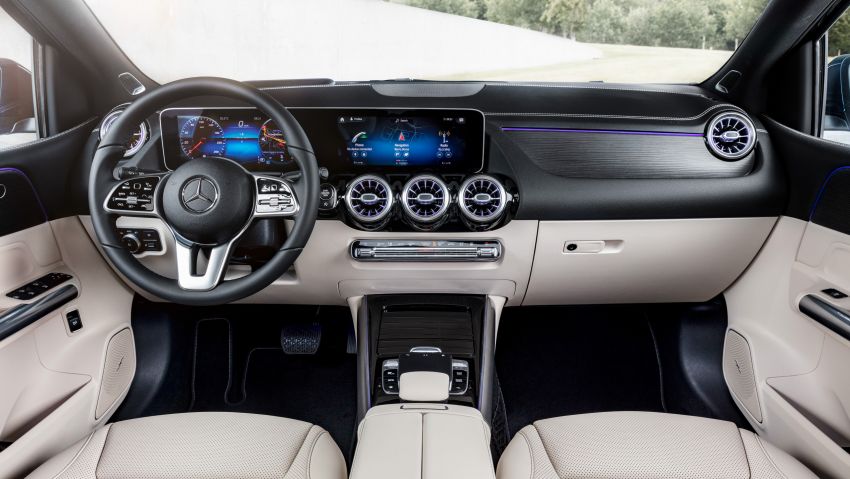 Mercedes-Benz B-Class W247 ditunjuk di Paris Motor Show – pilihan enjin petrol atau diesel, transmisi baru 867708