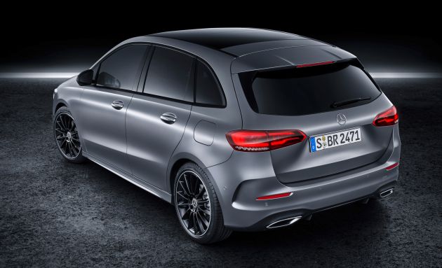 Mercedes-Benz B-Class W247 ditunjuk di Paris Motor Show – pilihan enjin petrol atau diesel, transmisi baru