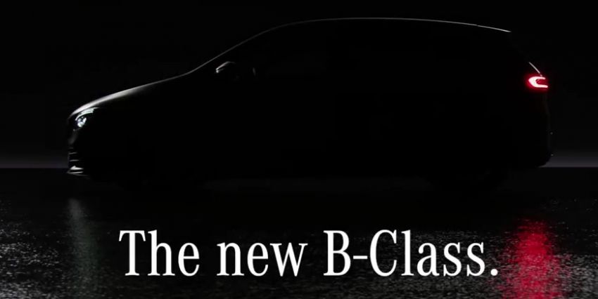 W247 Mercedes-Benz B-Class teased – Paris debut 866720