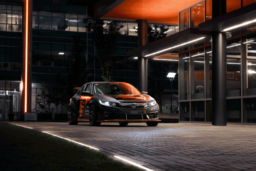 Honda Civic Deep Orange 9 – jentera Rallycross 2.0L Supercharged hibrid 600 hp, 0-97 km/j hanya dua saat! 879518