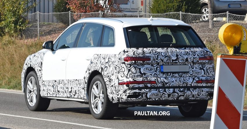 SPIED: Audi Q7 facelift spotted – to get new Q8 face? 887621