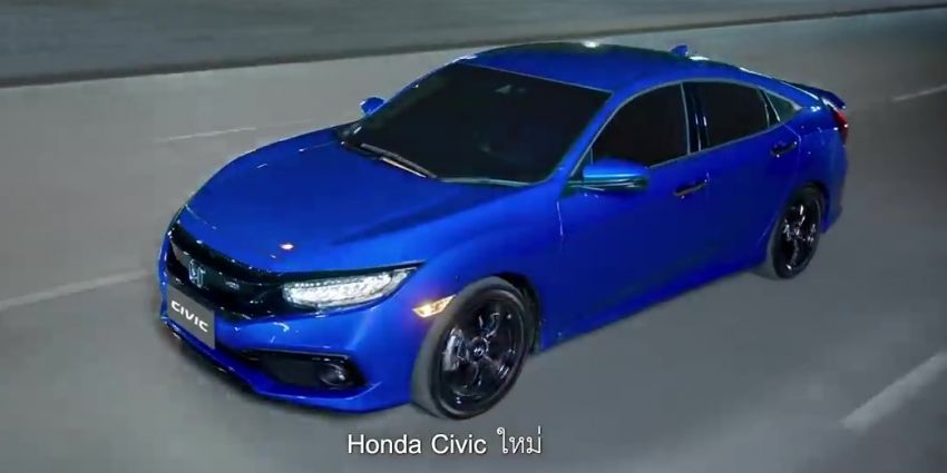 Honda Civic facelift tiba di Thailand – empat varian, enjin 1.8L NA atau 1.5L Turbo, dengan Honda Sensing 895985