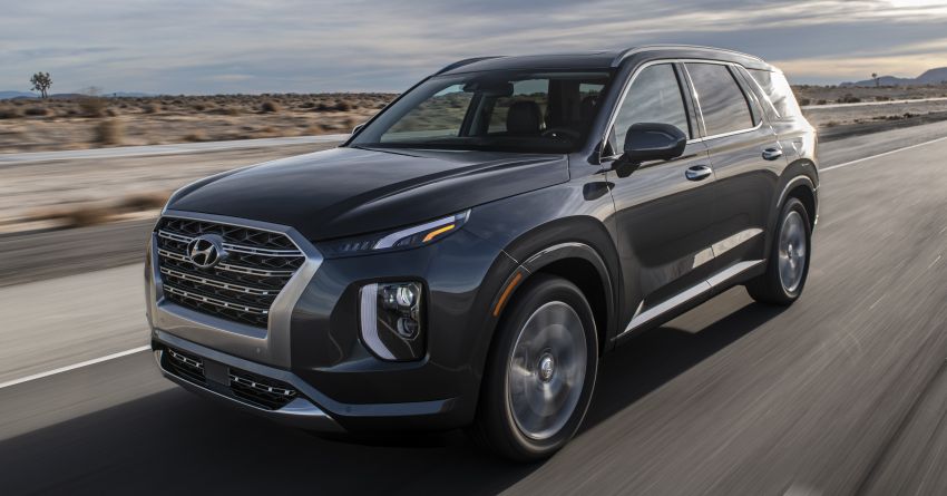 2020 Hyundai Palisade debuts – flagship eight-seat SUV, 3.8L V6, 8-speed auto, flush with safety tech 896081