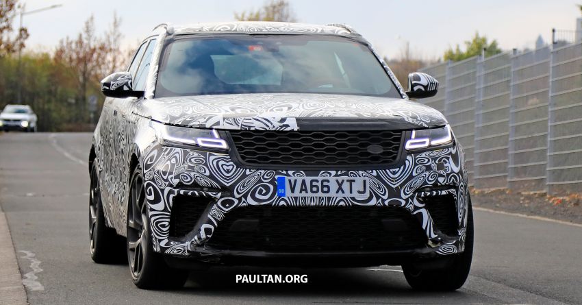 SPYSHOTS: Range Rover Velar SVR seen – due soon? 885388