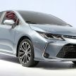 Toyota Corolla sedan generasi ke-12 didedahkan