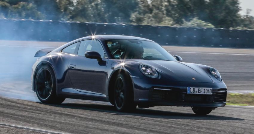 992-gen Porsche 911 torture tested ahead of debut 884941