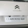 Citroen C3 Aircross dilancar untuk Malaysia – RM116k