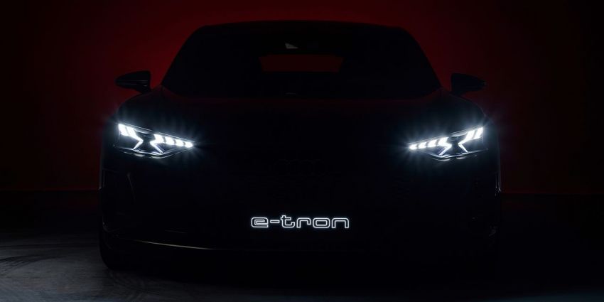 Audi e-tron GT concept teased before LA show debut 894579