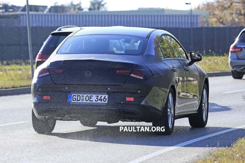 SPIED: C118 Mercedes-Benz CLA almost without camo 887481