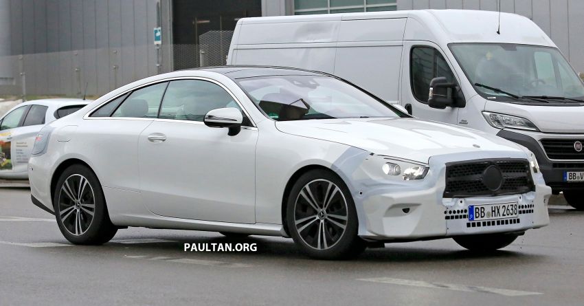 SPIED: C238 Mercedes-Benz E-Class Coupe facelift spotted – A-Class inspired face, new OLED tail lights 897013