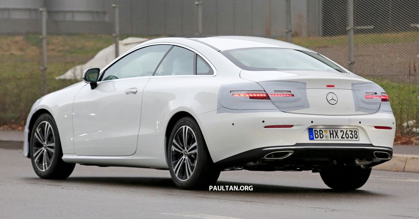 SPIED: C238 Mercedes-Benz E-Class Coupe facelift spotted – A-Class inspired face, new OLED tail lights 897008