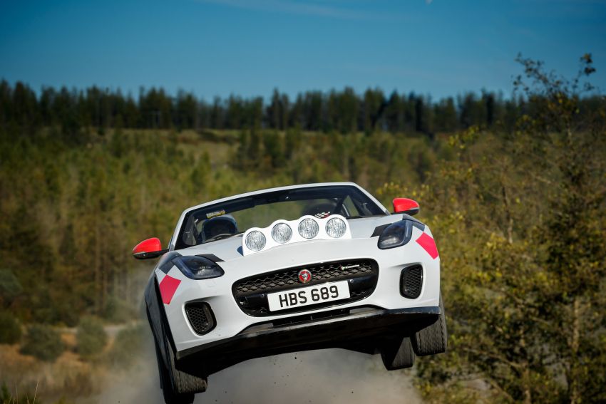 Jaguar F-Type Convertible is an unlikely rally car 887798