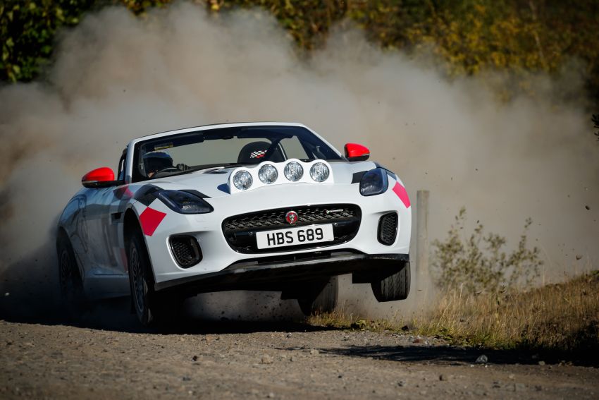 Jaguar F-Type Convertible is an unlikely rally car 887799