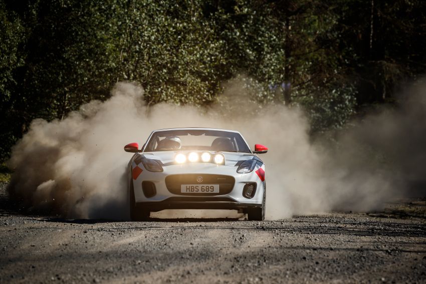 Jaguar F-Type Convertible is an unlikely rally car 887800