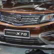 Proton X70 bakal tampil di Indonesia tahun hadapan