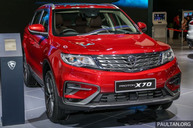 Proton X70 CBU six-speed automatic transmission warranty extended to five years, unlimited mileage
