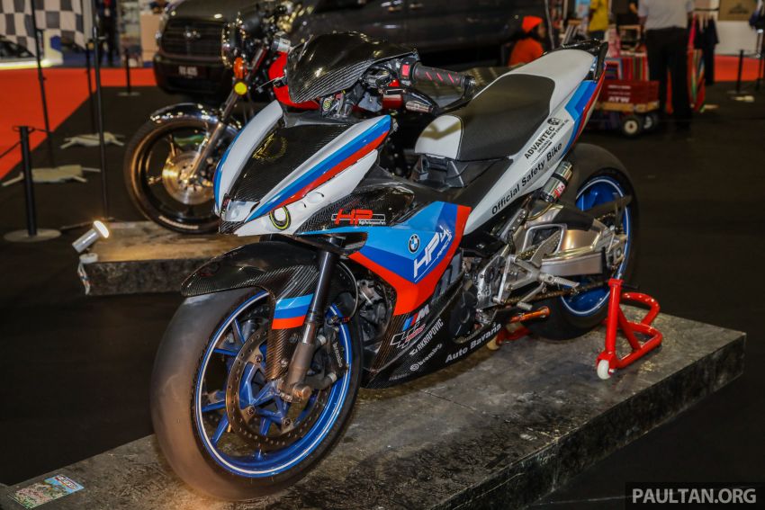 KLIMS18: Yamaha Y15ZR ubah suai gaya superbike 894699