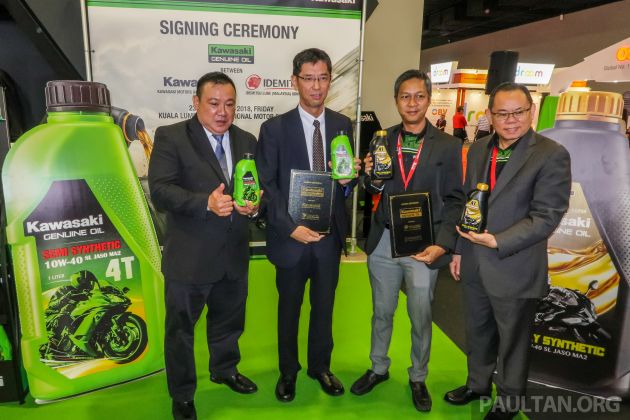 Kawasaki lancar barisan minyak pelincir 4T motosikal