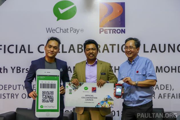 Petron sedia khidmat bayar tanpa tunai WeChat Pay