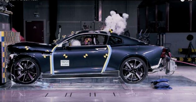 VIDEO: Polestar 1 – GT-Hibrid dengan badan gentian karbon jalani ujian pelanggaran buat kali pertama
