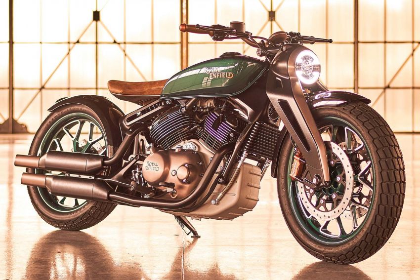 Royal Enfield KX Concept guna rekaan inspirasi daripada model tahun 30-an, tetapan suspensi unik 886139