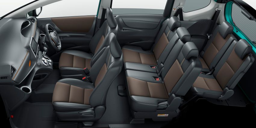 Toyota Sienta facelift turut ditawarkan dengan pilihan lima-tempat duduk di Jepun – digelar Funbase 894576