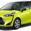 Toyota Sienta facelift gets five-seater option in Japan