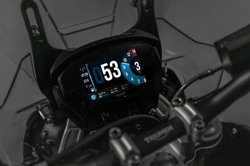 Triumph perkenal sistem panel instrumen baru siap dengan petunjuk Google Maps dan kawalan GoPro 887921