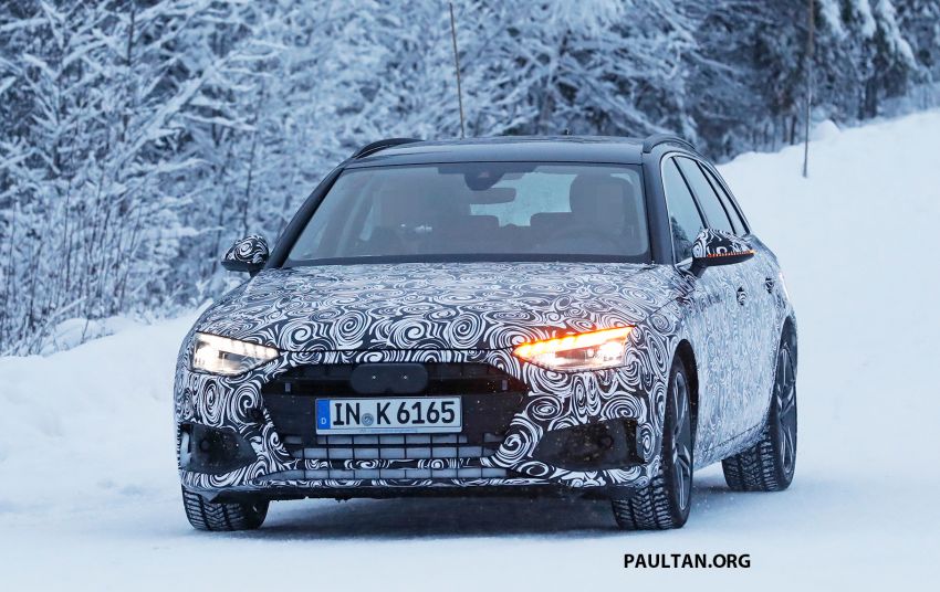 SPIED: Audi A4 Sedan, Avant facelift seen cold testing 903455