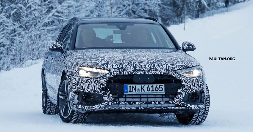 SPIED: Audi A4 Sedan, Avant facelift seen cold testing 903456