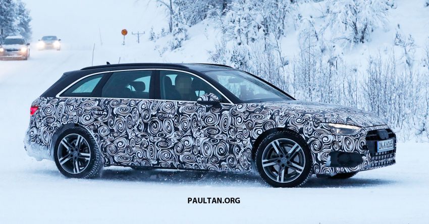 SPIED: Audi A4 Sedan, Avant facelift seen cold testing 903459