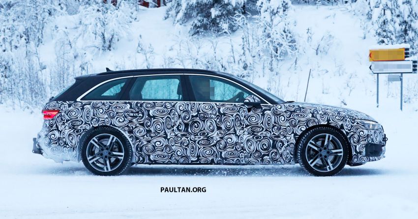 SPIED: Audi A4 Sedan, Avant facelift seen cold testing 903461