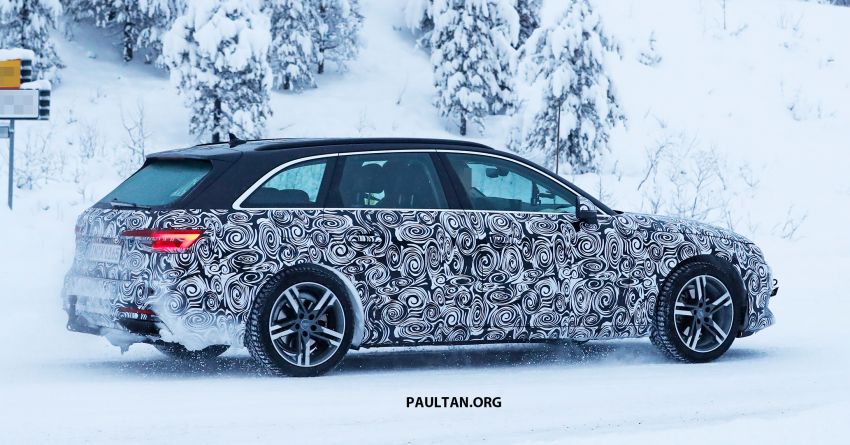 SPIED: Audi A4 Sedan, Avant facelift seen cold testing 903462
