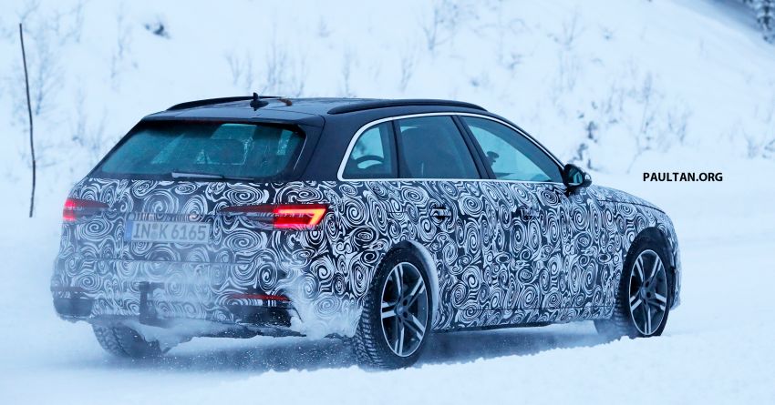 SPIED: Audi A4 Sedan, Avant facelift seen cold testing 903465