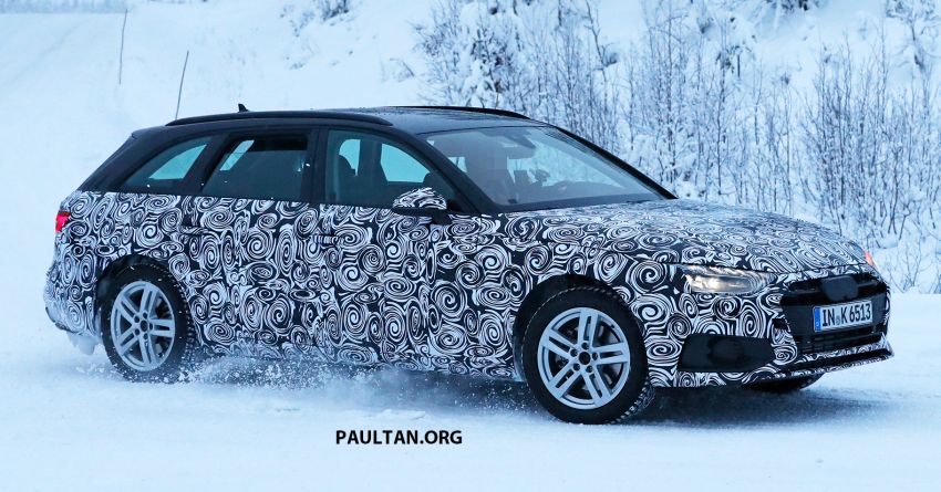 SPIED: Audi A4 Sedan, Avant facelift seen cold testing 903468