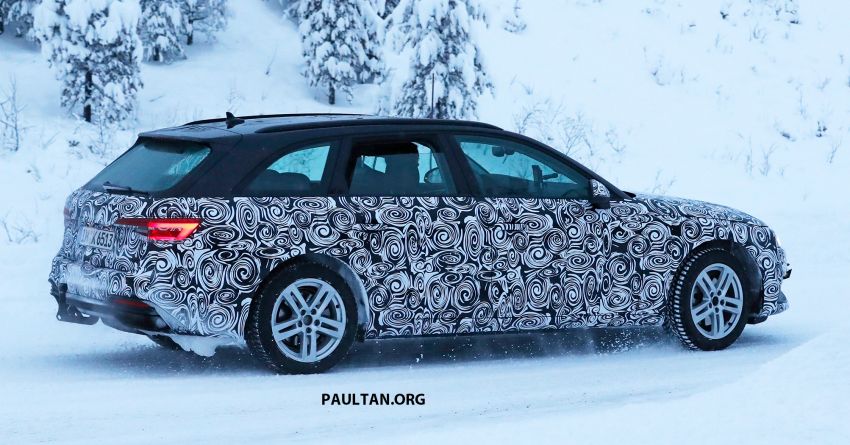 SPIED: Audi A4 Sedan, Avant facelift seen cold testing 903470
