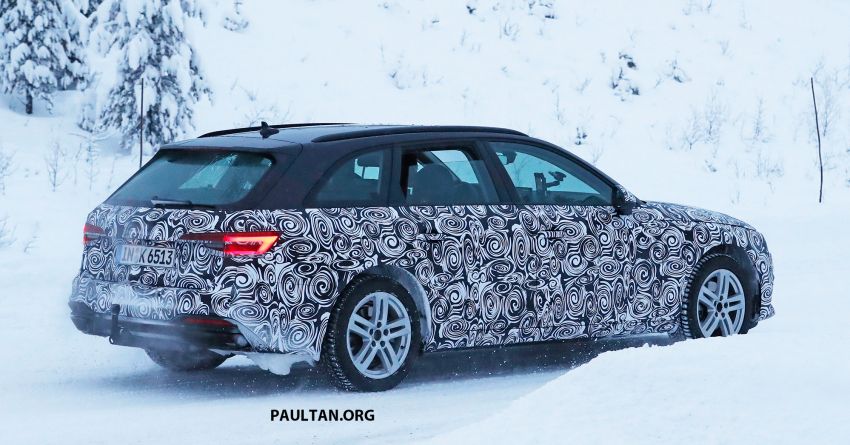 SPIED: Audi A4 Sedan, Avant facelift seen cold testing 903471