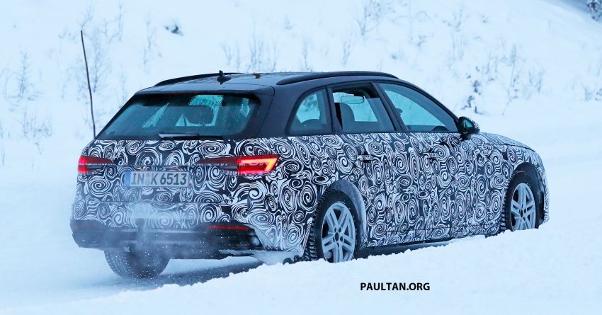 SPIED: Audi A4 Sedan, Avant facelift seen cold testing 903472