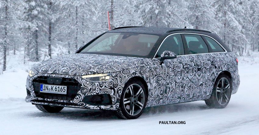 SPIED: Audi A4 Sedan, Avant facelift seen cold testing 903446