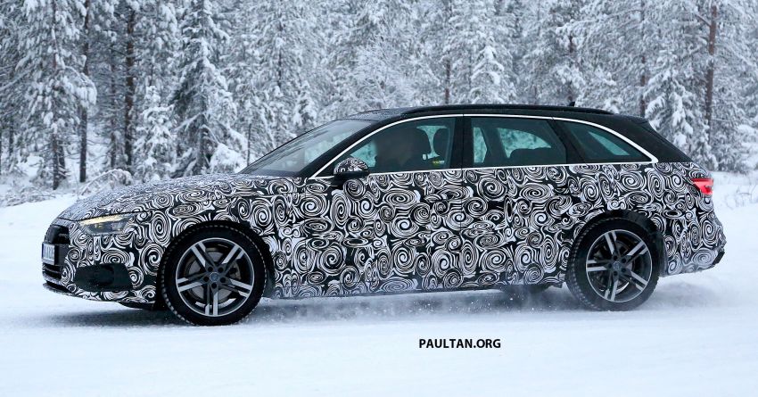 SPIED: Audi A4 Sedan, Avant facelift seen cold testing 903448