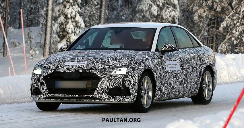 SPIED: Audi A4 Sedan, Avant facelift seen cold testing 903488