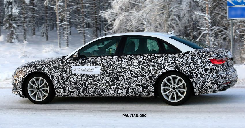 SPIED: Audi A4 Sedan, Avant facelift seen cold testing 903492
